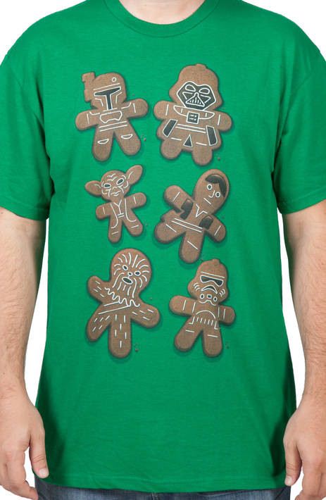 Gingerbread Star Wars Characters Shirt