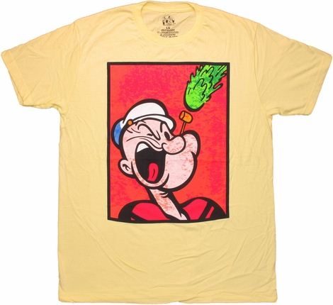 Popeye Spinach Ball T Shirt Sheer