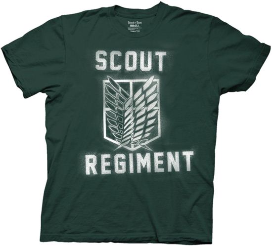 Attack On Titan Shirt Scout Regiment Hunter Green T-Shirt