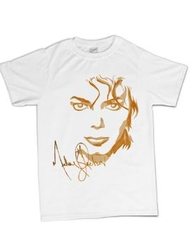 Michael Jackson Face Line Drawing Men's T-Shirt