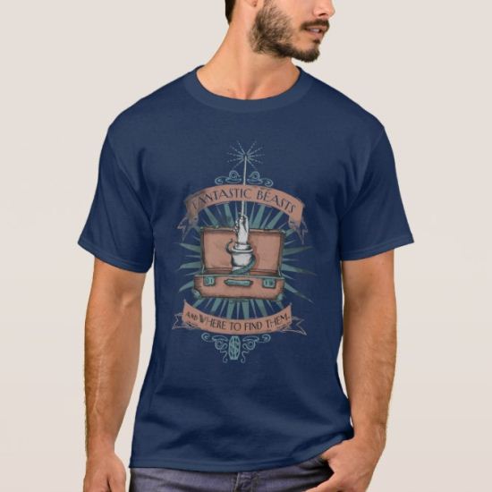 Fantastic Beasts Newt's Briefcase Graphic T-Shirt