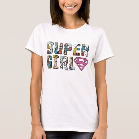 Supergirl Comic Logo T-Shirt