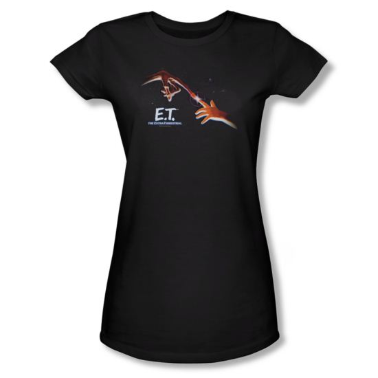 ET Shirts - Extra Terrestrial Shirt Juniors Poster Black Tee T-Shirt
