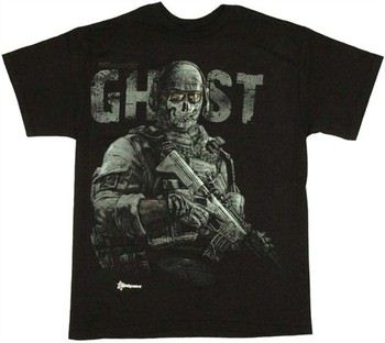 Call of Duty Modern Warfare 2 Ghost Pose T-Shirt