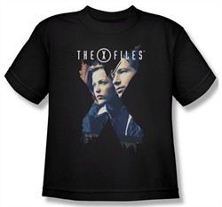 X-Files Shirt Kids X Agents Black Youth Tee T-Shirt