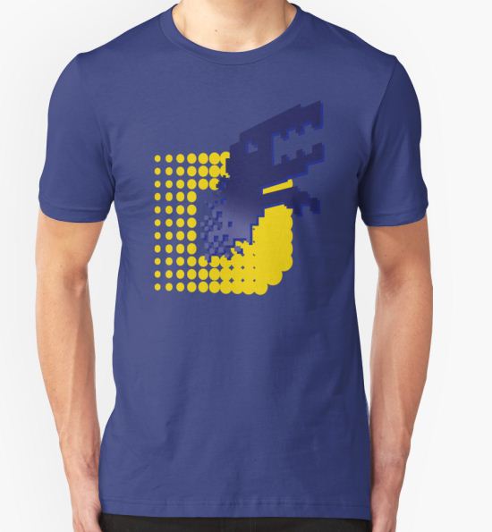 ‘SLASH!! (Matrix Blue)’ T-Shirt by lazerwolfx T-Shirt