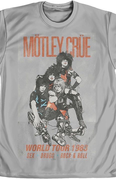 83 World Tour Motley Crue Shirt