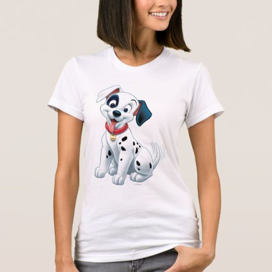 101 Dalmatian Patches Wagging his Tail T-Shirt