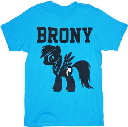 My Little Pony Brony Turquoise Blue Mens T-Shirt
