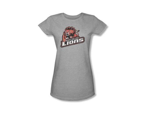 Friday Night Lights East Dillon Lions Heather Gray Juniors T-shirt