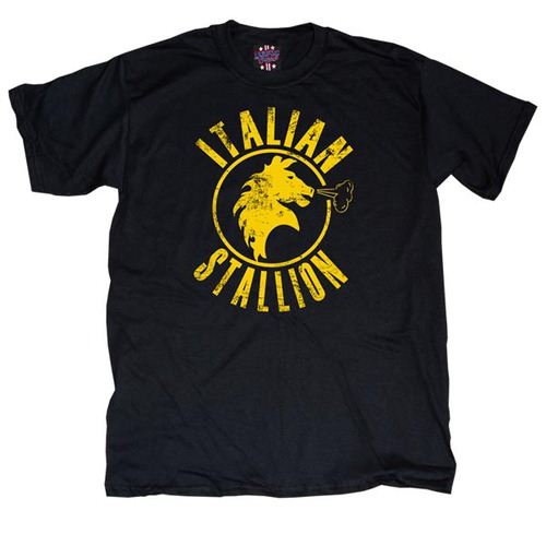 Rocky Black Italian Stallion T-shirt
