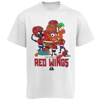Detroit Red Wings Youth Phineas and Ferb & Gang T-Shirt
