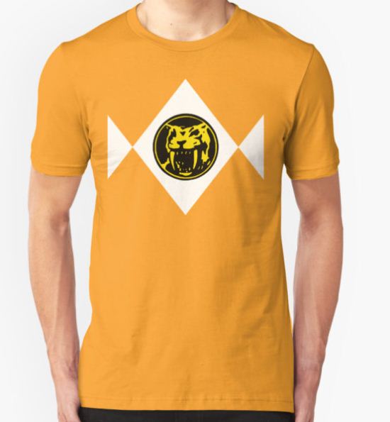 Mighty Morphin Power Rangers Yellow Ranger 2 T-Shirt by Zanie T-Shirt