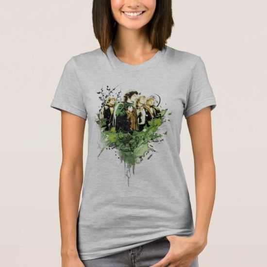 FRODO™ with Hobbits Vector Collage T-Shirt