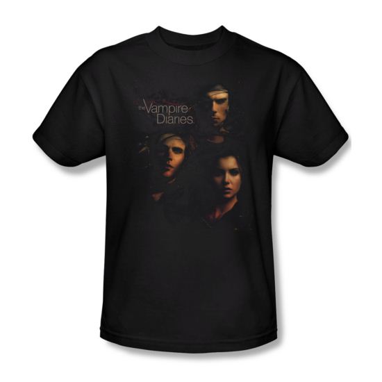 Vampire Diaries Shirt Smokey Cast Black T-Shirt