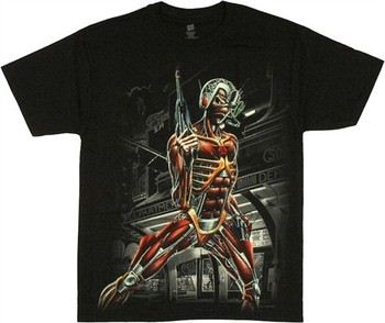 Iron Maiden Somewhere in Time Jumbo Cyborg Eddie T-Shirt