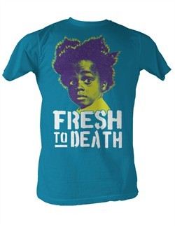 Buckwheat T-shirt Little Rascals Fresh To Death Turquoise Tee Shirt
