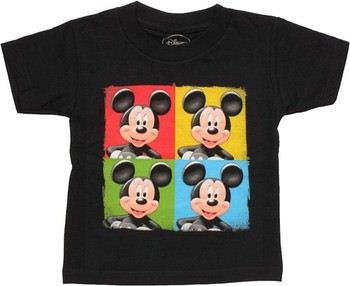 Disney Mickey Mouse Color Quadrants Toddler T-Shirt