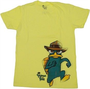 Phineas and Ferb Perry Running T-Shirt Sheer