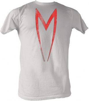 Speed Racer X M Distressed White T-shirt