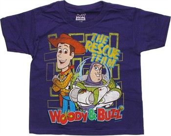 Disney Toy Story Rescue Team Purple Juvenile T-Shirt
