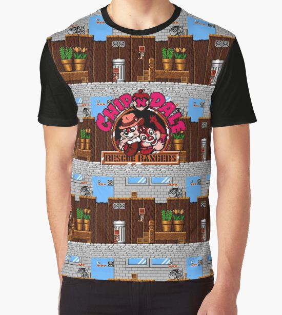 Chip and Dale NES - Graphic Tee Graphic T-Shirt by TheNostalgicFox T-Shirt