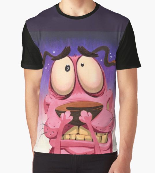 Courage the Cowardly Dog Graphic T-Shirt by CBstudios T-Shirt