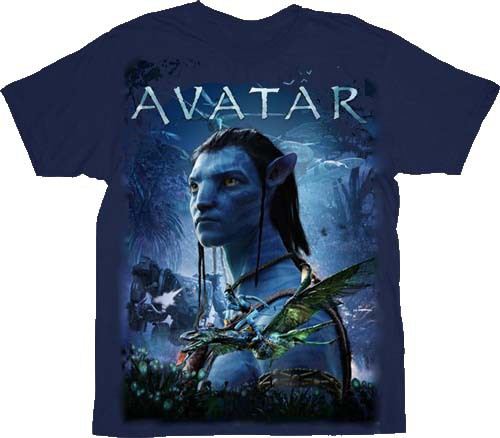 The Avatar Silhouette Battle Glow-in-the-Dark Toddler Navy T-shirt