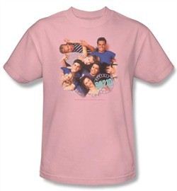 Beverly Hills 90210 Kids T-shirt Gang In Logo Youth Pink Tee Shirt