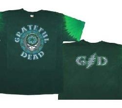 Grateful Dead T-shirt Tie Dye Celtic Face Tee Shirt