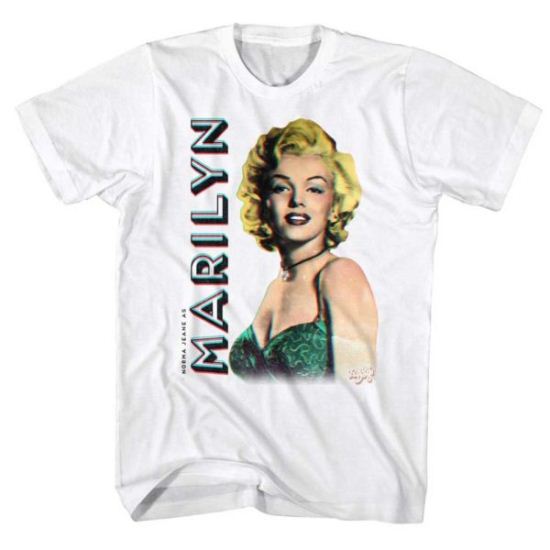 Marilyn Monroe Shirt Drawing White T-Shirt