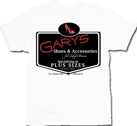 Married With Children Al Bundy Employer Gary's Women's Shoes T-Shirt