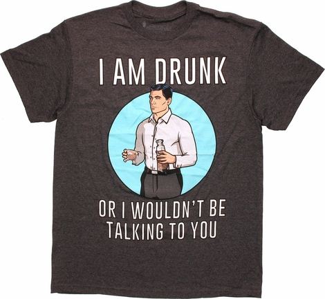 Archer Drunk Talking T Shirt
