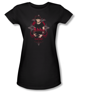NCIS Abby Gothic Juniors Black T-Shirt