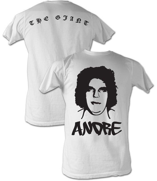 Andre The Giant T-Shirt – Compton Wrestling White Adult Tee Shirt