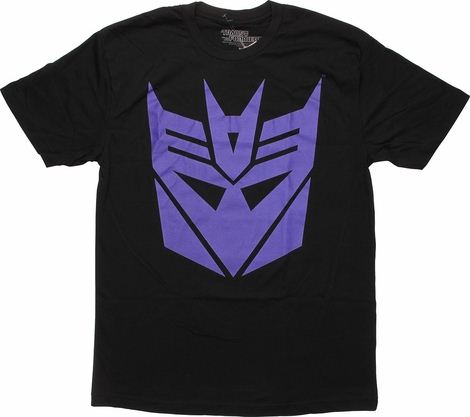 Transformers Purple Decepticon Logo T-Shirt