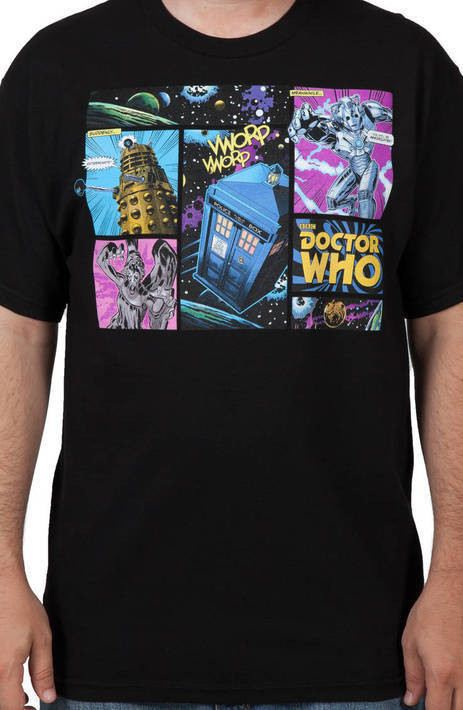 Comic Doctor Who Shirt