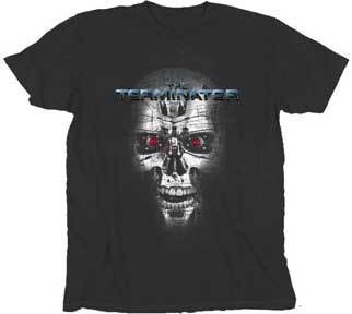 The Terminator Movie Endoskeleton Head T-Shirt NEW UNWORN 