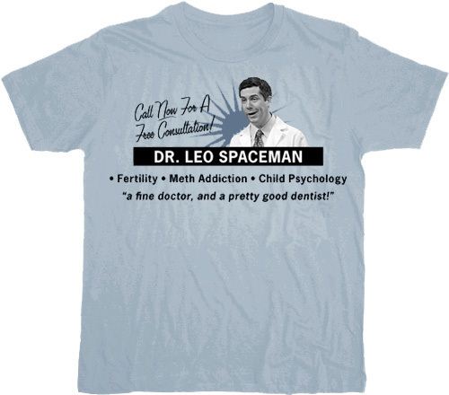 30 Rock Dr. Leo Spaceman Consultation T-Shirt