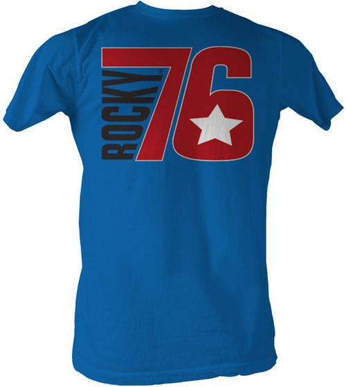 Rocky 1976 Turquoise Blue Adult T-Shirt