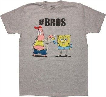 Spongebob Squarepants #Bros Fist Bump T-Shirt