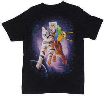 Space Kitty - Adventure Time T-shirt