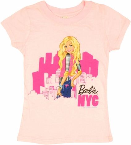 Barbie Look Back NYC Youth Girls T Shirt