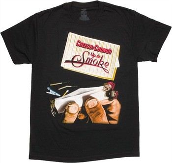 Cheech and Chong Up in Smoke Rolled Poster T-Shirt