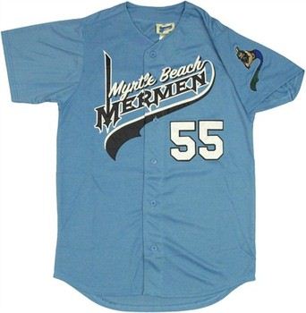 Eastbound and Down Kenny Powers Myrtle Beach Mermen #55 Baseball Jersey