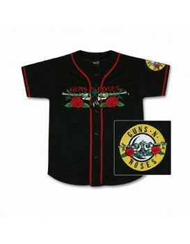 Guns N Roses Roses & Pistols Men's Baseball Jersey