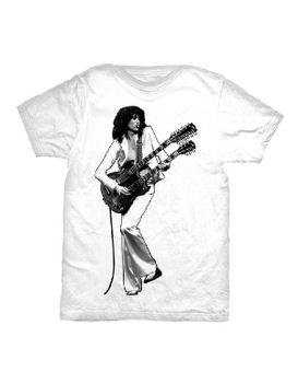 Led Zeppelin Jimmy Page Double Guitar Icon Men's T-Shirt