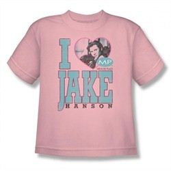 Melrose Place Shirt Kids Jake Hanson Pink T-Shirt