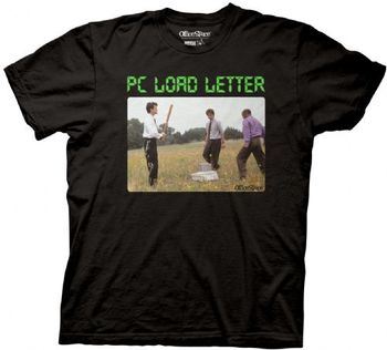 Office Space PC Load Letter Black Mens T-Shirt