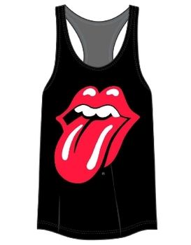 Rolling Stones Tongue Racerback Women's Tank T-Shirt